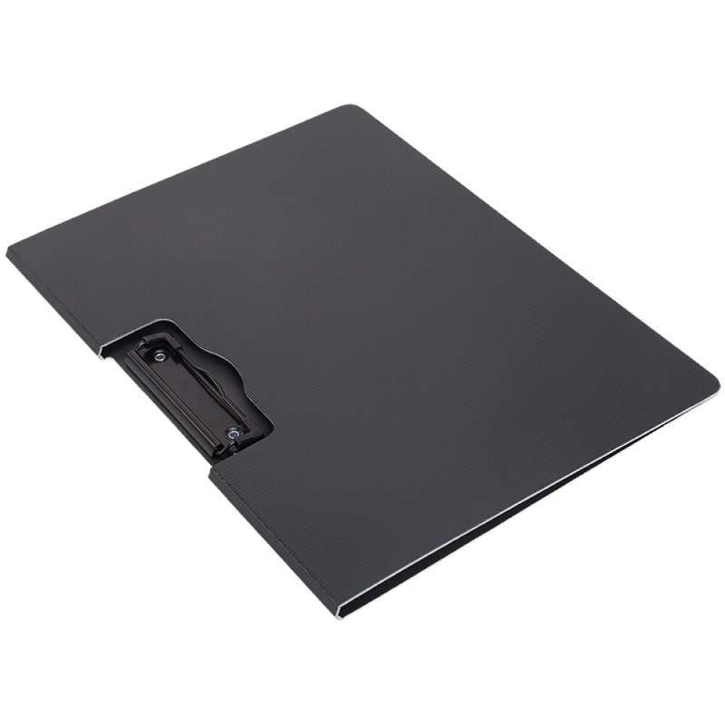 得力(deli)A4横式折页板夹会议夹 加厚硬文件夹 诗朗诵签约夹板 试卷资料收纳夹菜单夹 5011颜色随机