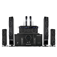 现代 HYUNDAI 家庭影院音响组合KTV套装模拟5.1音响设备客厅电视家用壁挂落地音箱 H-3家影+麦克风MT02