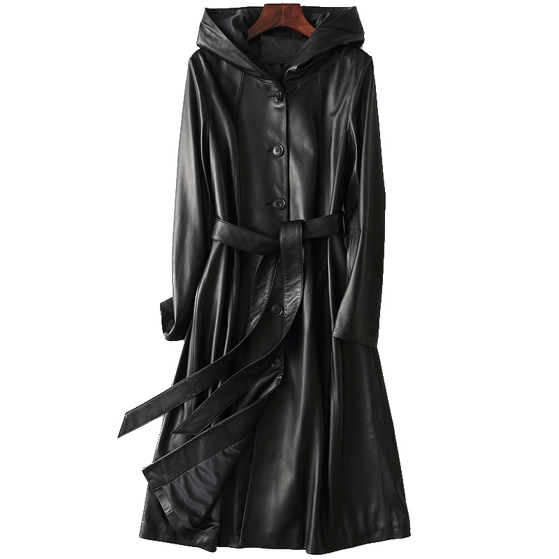 憨厚皇后 2019春季新款海宁真皮皮衣羽绒服女士绵羊皮水貂毛外套X