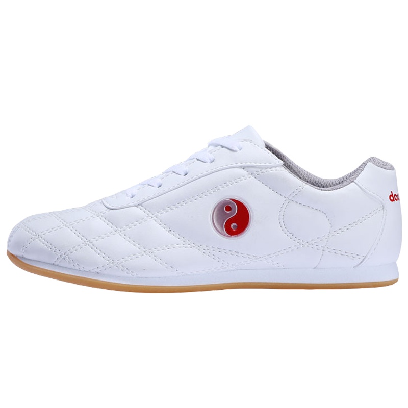 双星武术鞋男女情侣鞋皮面太极鞋武术鞋训练鞋太极标综合训练鞋四季通用 DSA444