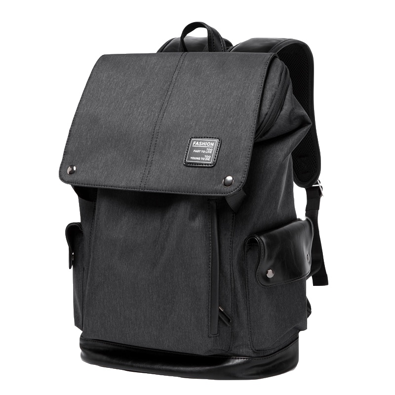 美洲野牛双肩包男韩版休闲背包大容量旅行包时尚潮流学生书包背包