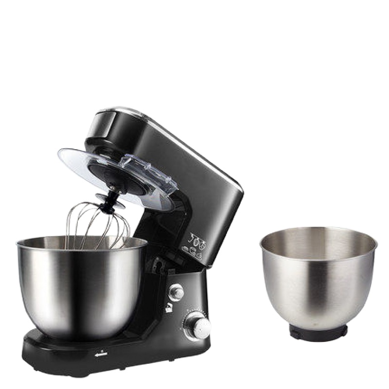 纳丽雅(Naliya)和面机家用小型活面厨师机打蛋机鲜奶机全自动揉面搅面商用 黑色加桶