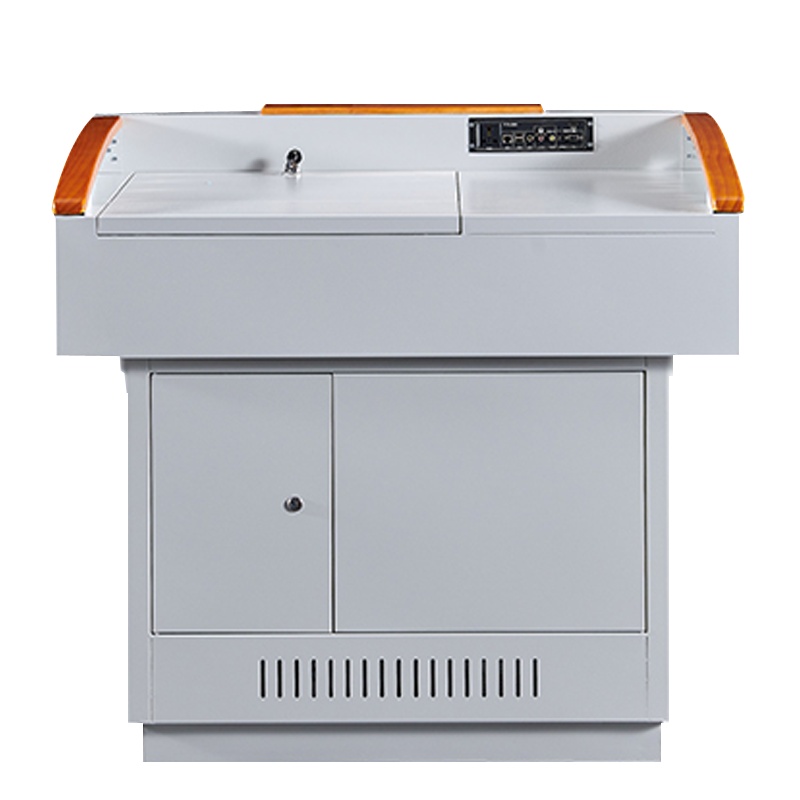 瑞丰杰多媒体讲台钢制演讲台电教中控多功能学校老师教师教室讲台桌RJ-H10