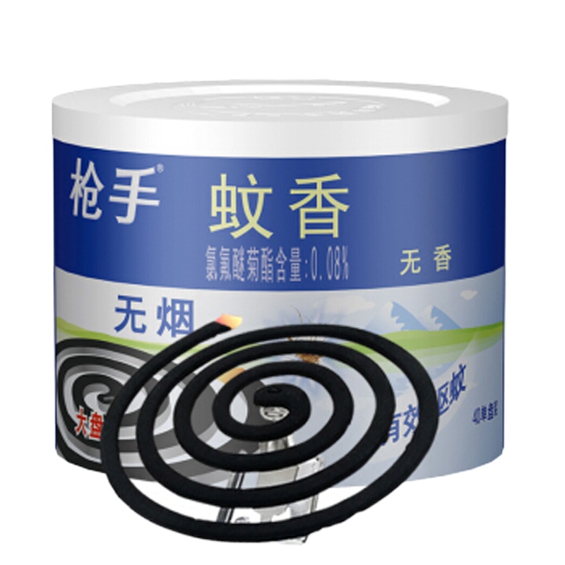 枪手 无烟蚊香 无香 40单盘