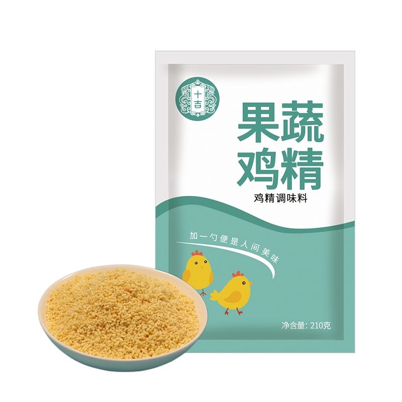 十吉重庆果蔬鸡精210g炒蔬菜调味料品味精鸡精家用厨房调味料