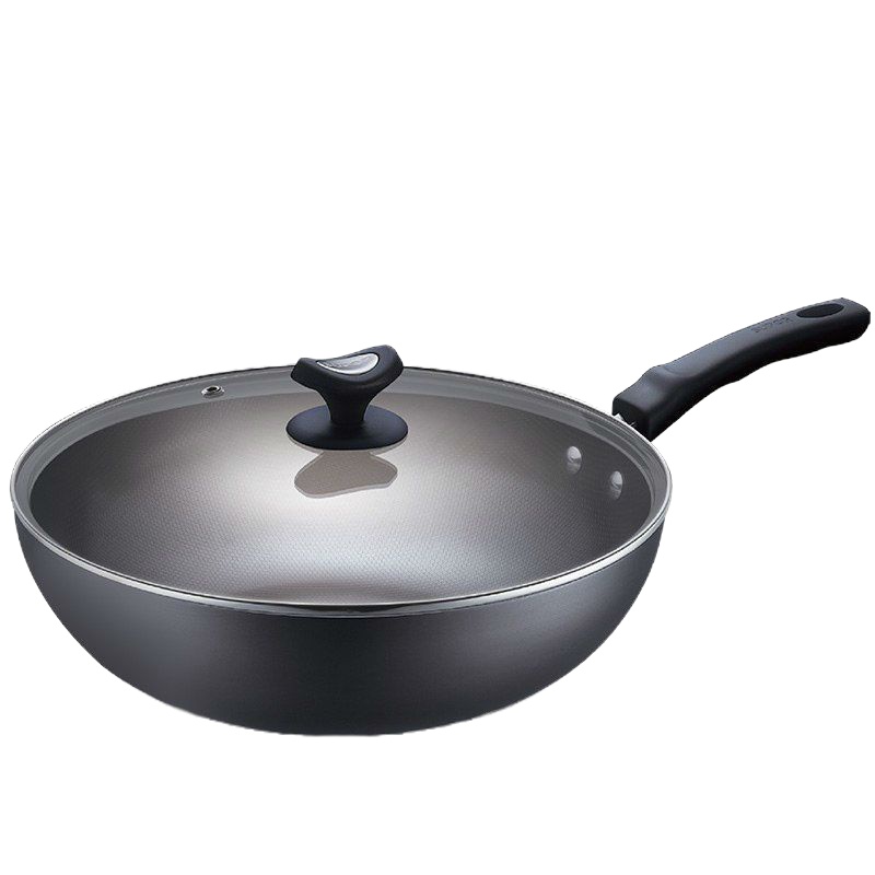 苏泊尔(SUPOR)炒锅30cm铁锅无涂层炒菜锅熟铁锅平底炒锅中式锅子煤气燃气明火适用FC30T4