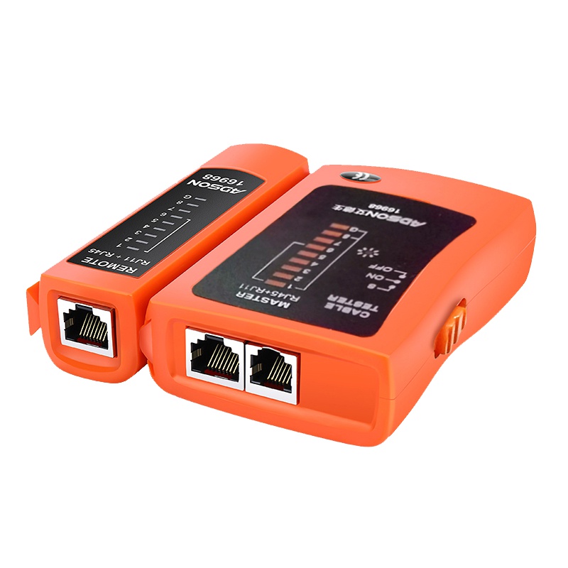 晶华 网线电话线测试仪多功能网络测试仪工具RJ45RJ11电话线网线测线仪测线器