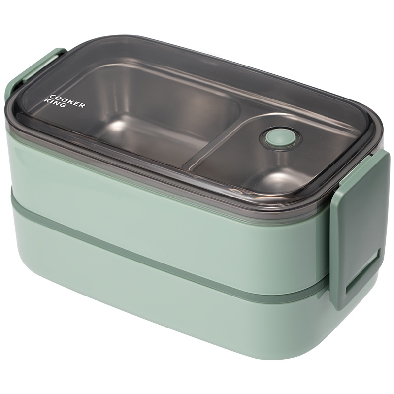 炊大皇保温饭盒 分隔型保温304不锈钢上班族便携学生儿童分格便当餐盒