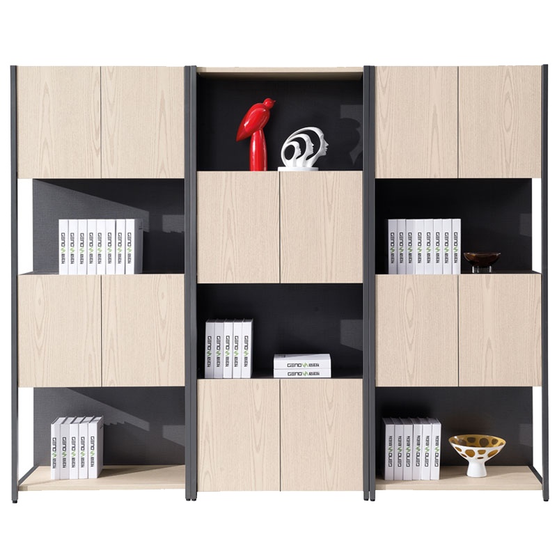 质凡办公家具文件柜老板办公室书柜 简约现代资料柜背景柜子