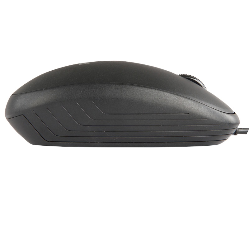 得力(deli)3715 USB有线鼠标 光感灵敏办公鼠标 即插即用 经典雅黑