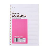 晨光(M&G) APY9G457 B5活页芯 5本 26孔100页 经典办公活页本芯替换本芯 颜色随机