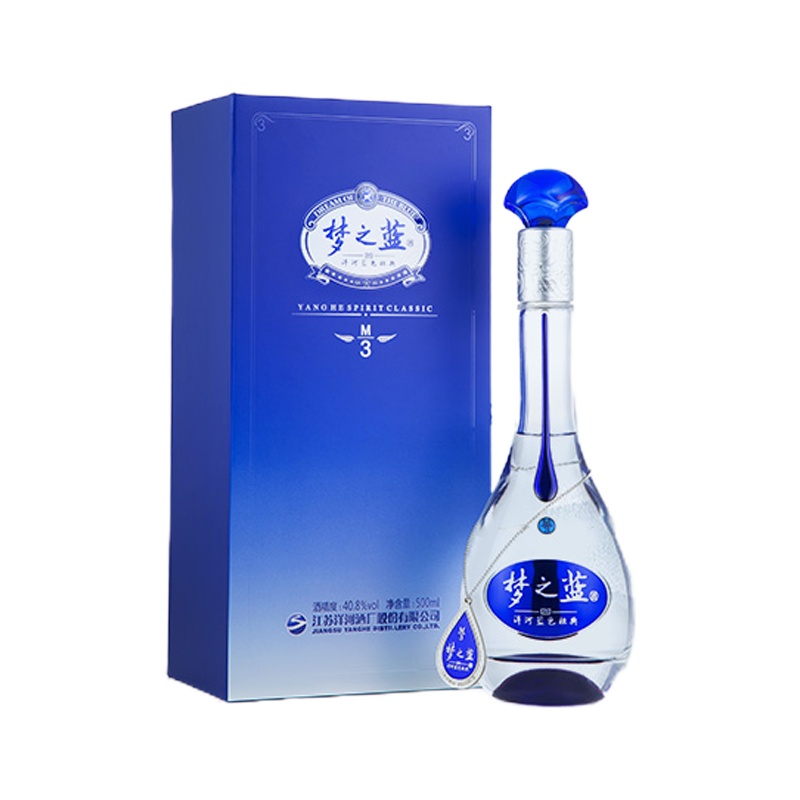 洋河(YangHe)蓝色经典梦之蓝M3 40.8度500ml/单瓶装