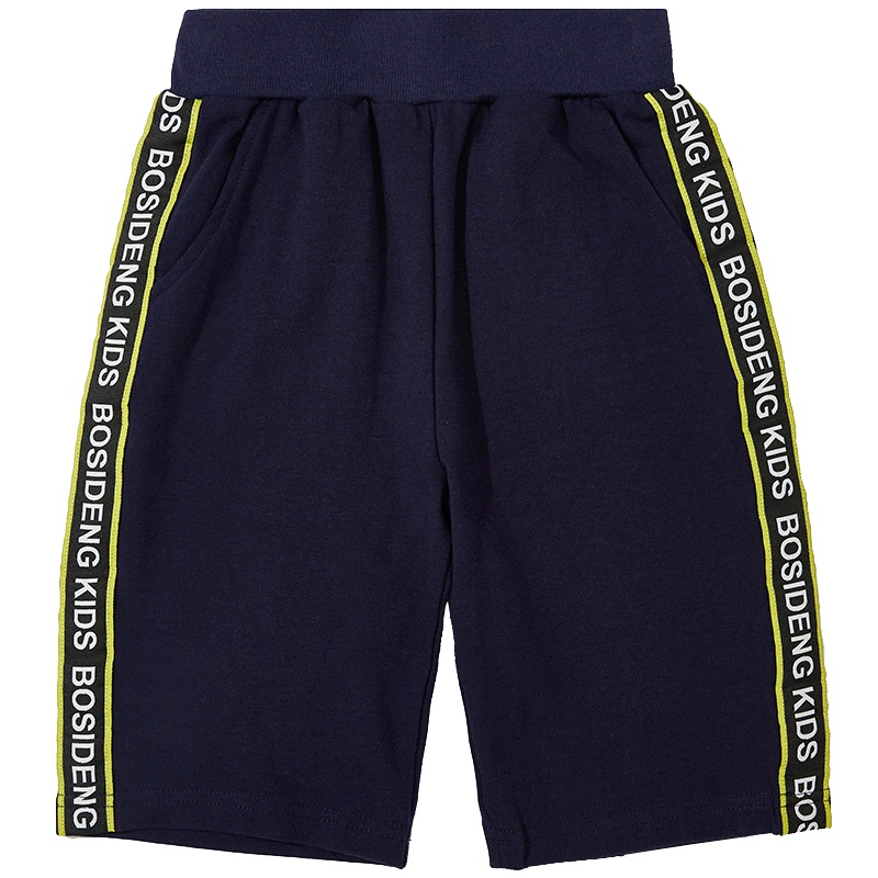波司登童装裤子男童夏季运动短裤字母印花款