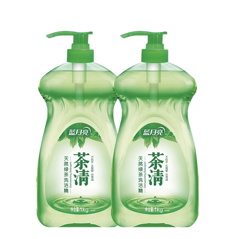 蓝月亮1kg绿茶洗洁精