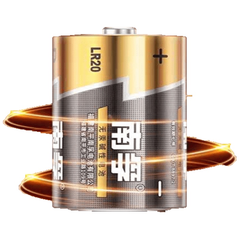 南孚1号2节电池D型一号大号碱性LR20热水器煤气灶电池液化气燃气炉天然气灶燃气手电筒干电池2粒