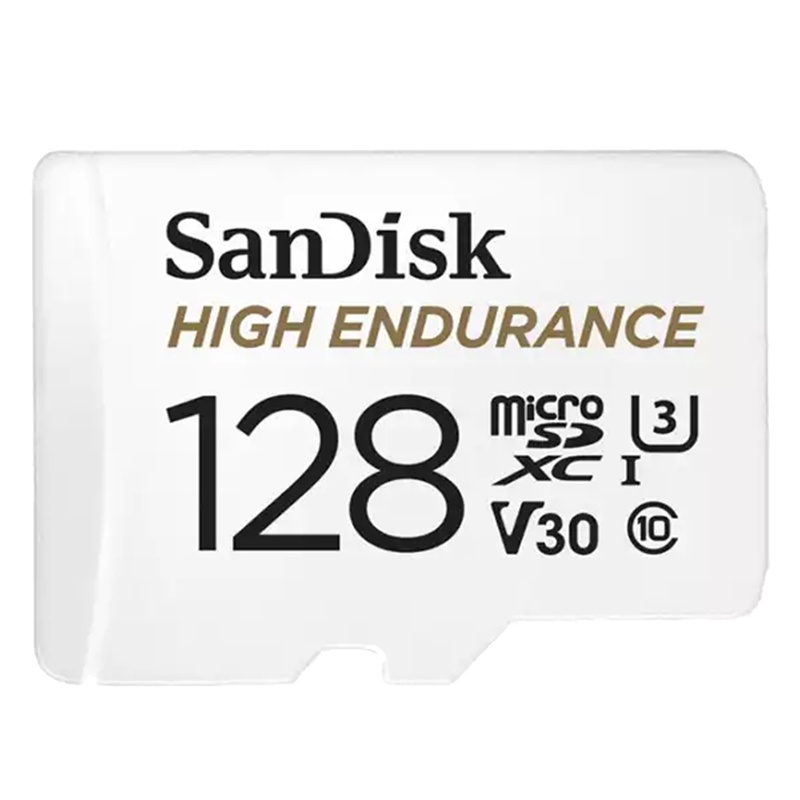 闪迪(SanDisk)128GB TF卡 行车记录仪存储卡/安防监控专用内存卡Micro SD卡高度耐用U3/V30
