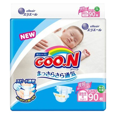 大王 GOO.N 初生婴儿纸尿裤 尿不湿 NB90片