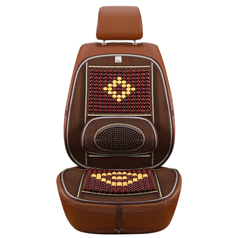 淘尔杰TAOERJ夏季木珠汽车坐垫四季凉垫车座套按摩冰丝透气凉垫坐垫