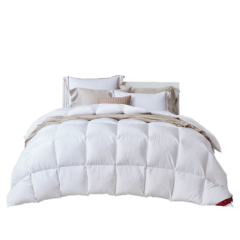 梦洁(MENDALE)家纺 梦洁美颂 尊绒欧洲90%白鸭绒厚被冬被保暖 被子羽绒被鸭绒被纯色斜纹被子