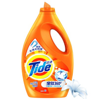 汰渍洗衣液全效360炫白高效高浓度2千克瓶装洁雅百合香型双重洁净去渍无残留PH值中性 企业团购 劳保用品