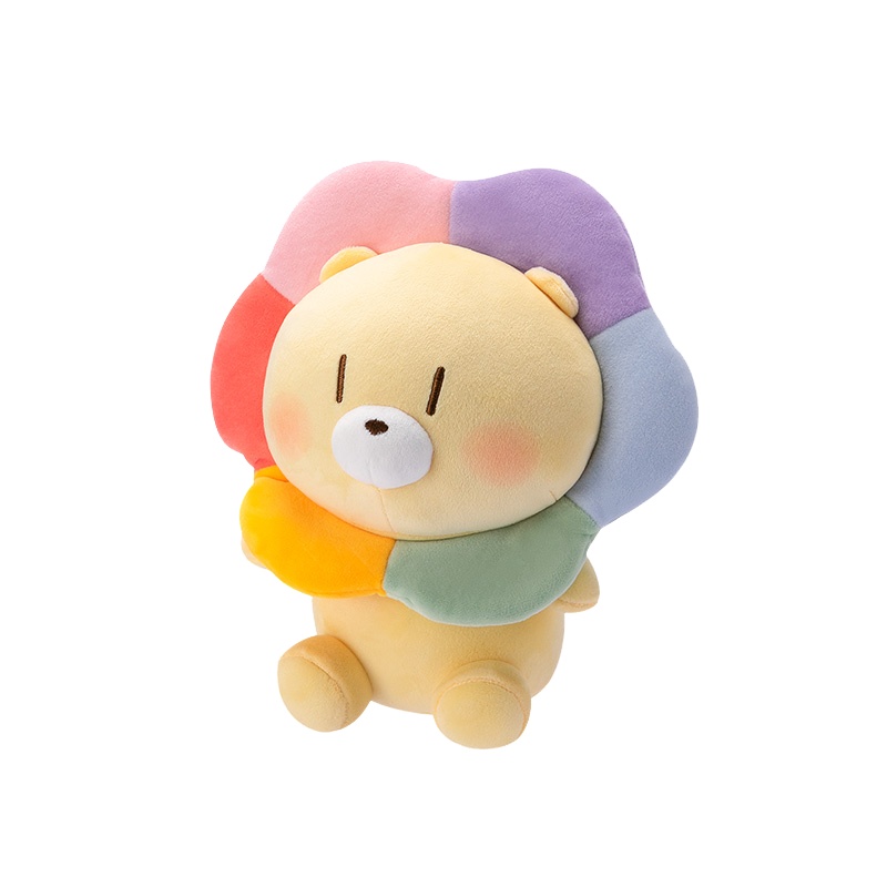 名创优品(miniso) 小狮BOBO系列公仔女生宿舍床上超软可爱玩偶-趴姿公仔