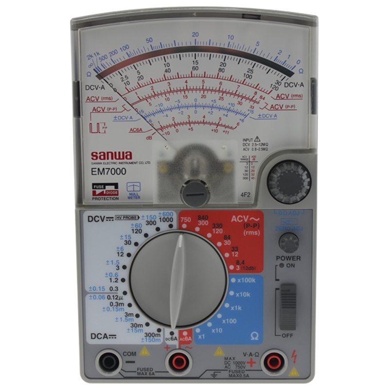 三和(SANWA)EM7000高灵敏度指针式万用表 精准测量