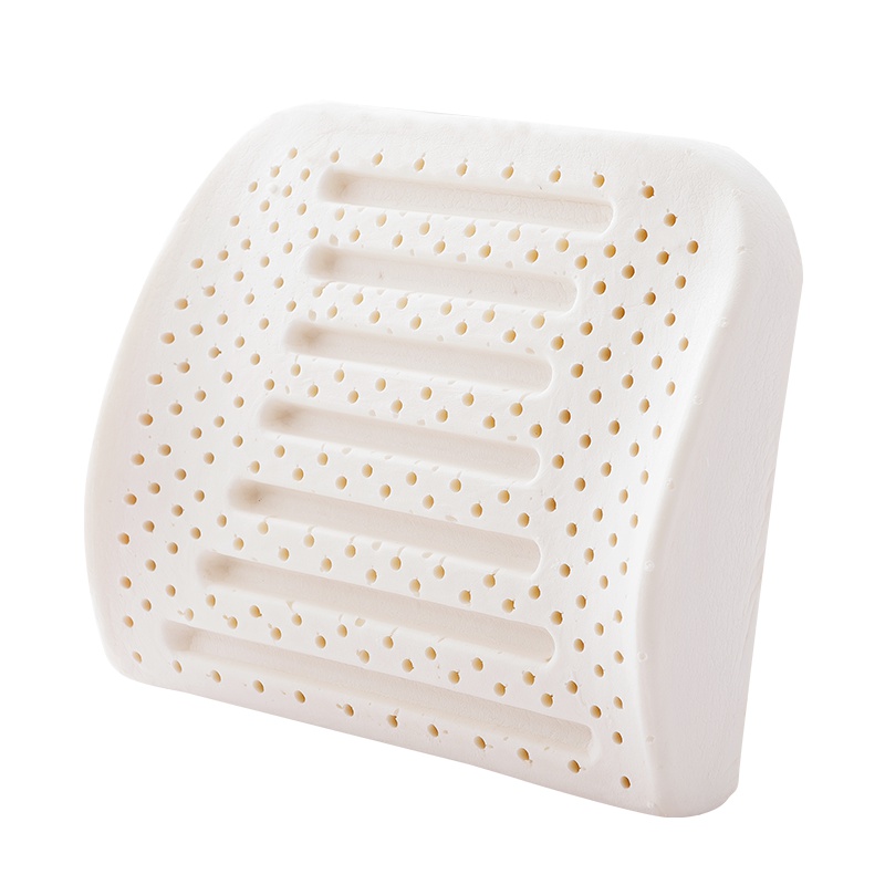 北极绒(Bejirog)泰国天然乳胶腰靠办公室腰枕汽车靠背垫靠枕头靠垫腰垫人体工学靠垫