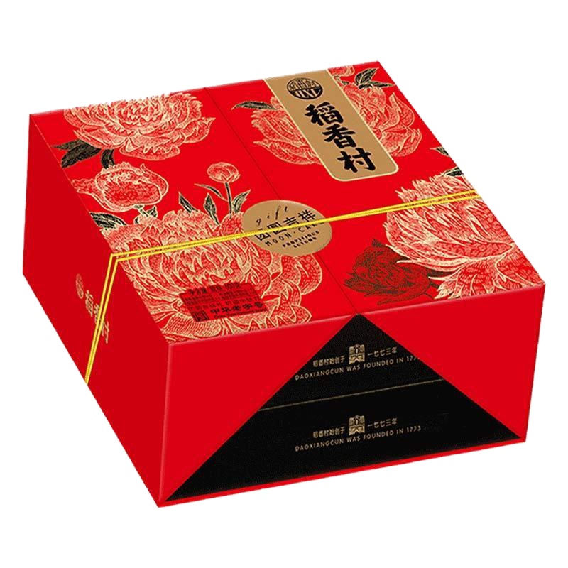 稻香村 中秋节礼品 广式月饼多口味组合 喜庆团圆600g