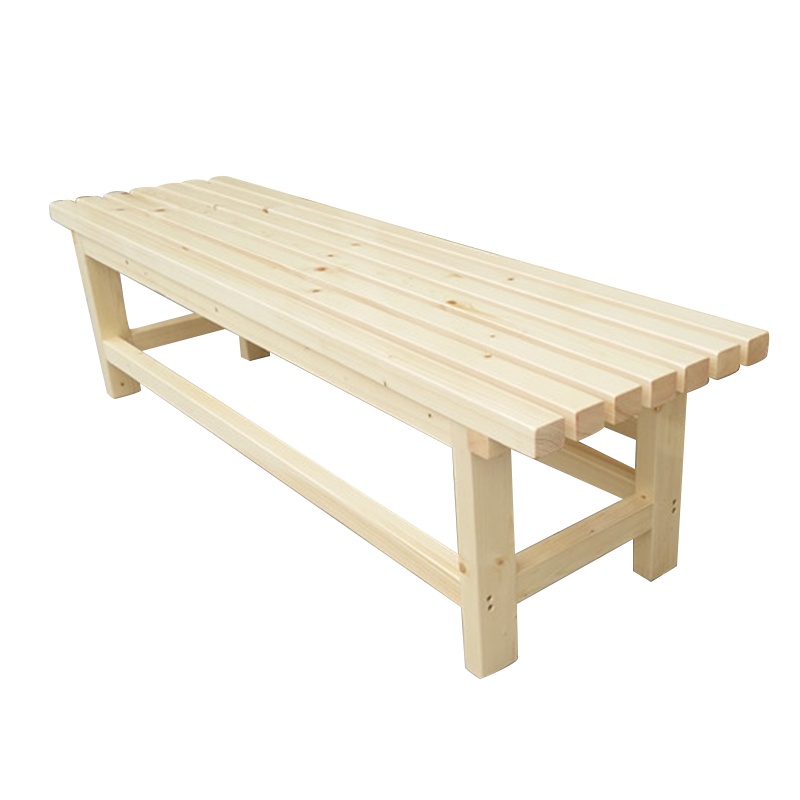 丰杰-实木凳休闲凳公园凳换鞋凳浴室凳1200W400D400H D03