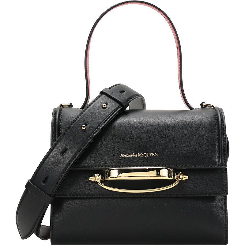 ALEXANDER MCQUEEN 亚历山大·麦昆 女士 牛皮手提单肩斜挎包 619746 D78AT