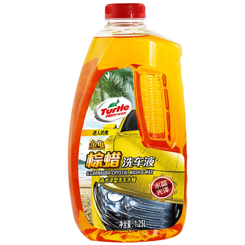 龟牌（Turtle Wax）金龟粽蜡汽车清洁美容除虫渍;除尘除树胶除鸟粪浓缩泡沫去污上光养护G-4039 1250ml
