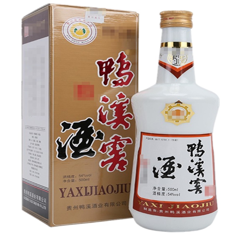 鸭溪窖酒乳白瓶 浓香型白酒 54度500ml*1瓶 纯粮食白酒瓷瓶装