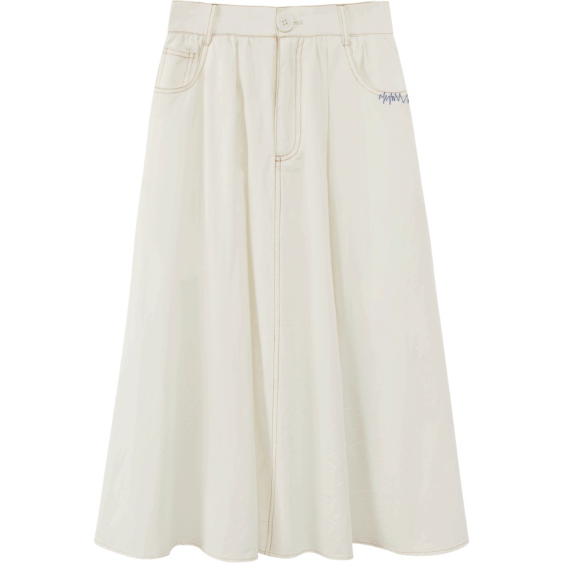 OtherMix桔梗初恋半身裙2021年夏季新款韩版百搭高腰a字裙子女潮