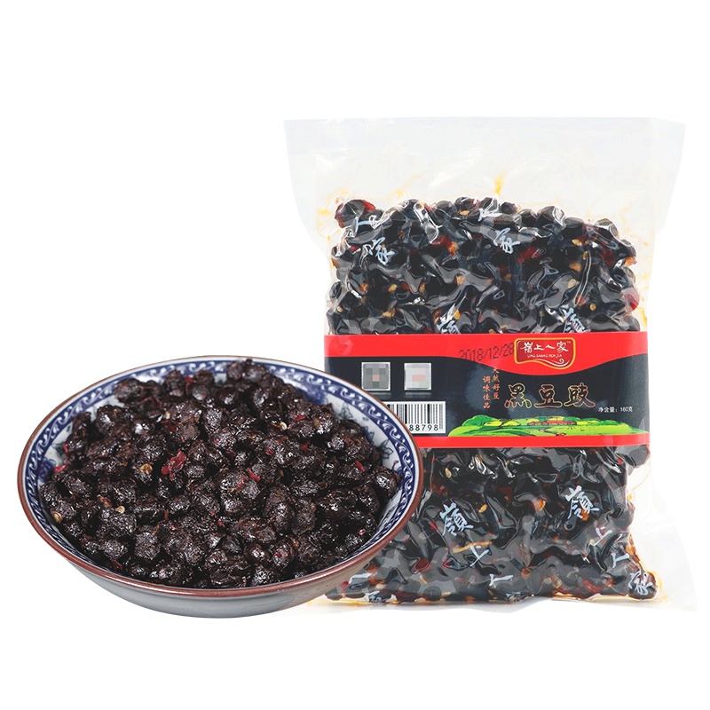农家手工自制下饭菜黑豆豉酱160g