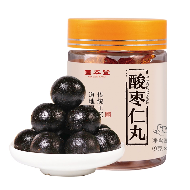 固本堂酸枣仁丸108克即食酸枣仁茯苓百合黄精丸