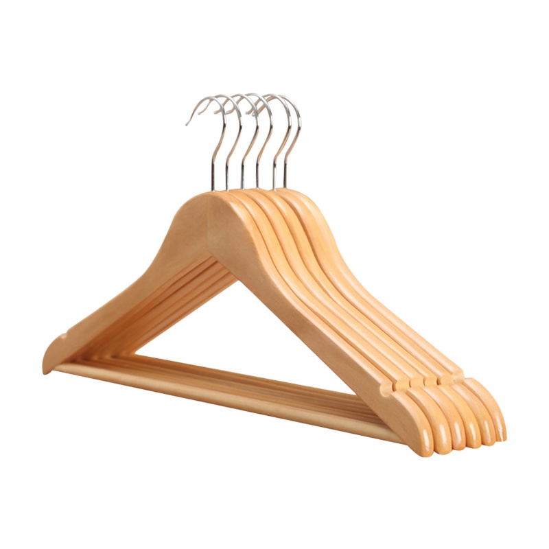 HOUYA好雅 衣架3只装实木衣架正装衬衣西服套装晾衣架衣撑子