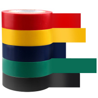 钢盾 电工胶布电气绝缘胶五色10米*宽度18mm(5卷/组)