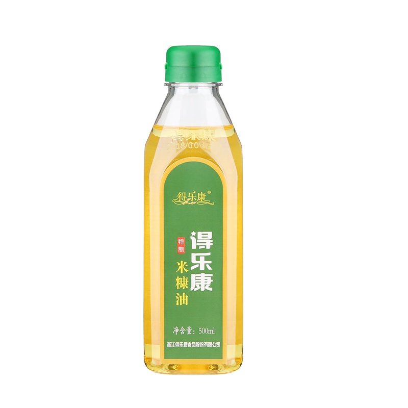 得乐康特制500ML米糠油稻米油食用油粮油植物油