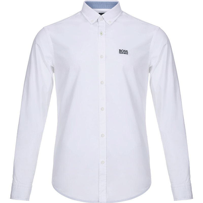 HUGO BOSS 雨果博斯 男士棉质长袖衬衫 50403163