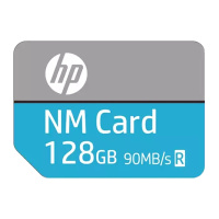 惠普(HP)128GB NM卡+读卡器套餐 华为/荣耀手机专用内存卡 平板存储卡非TF卡 读90MB/s写83MB/s