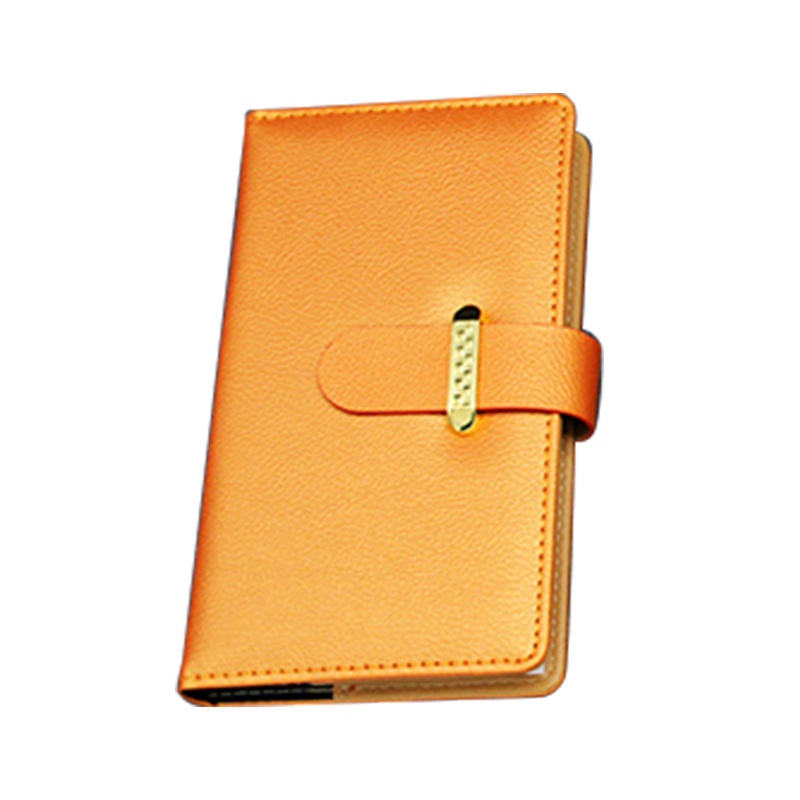 优必利 年会公司商务礼品 A6笔记本+水性笔商务礼盒 可印logo 福利送礼开业庆典周年纪念品定制礼盒 A06橘色