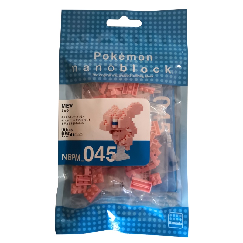 nanoblock日本小颗粒拼插积木精灵宝可梦-梦幻