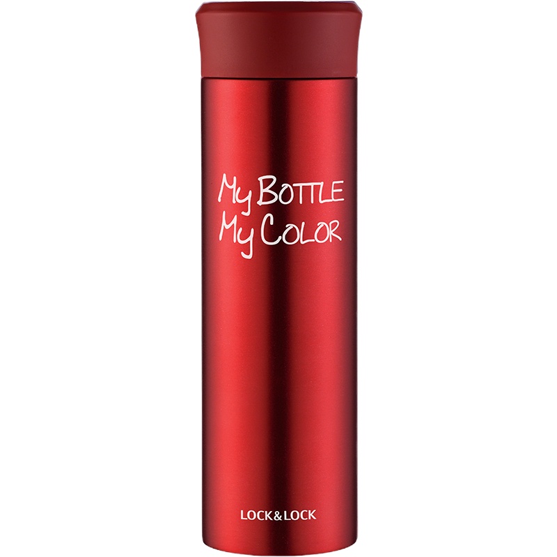 乐扣乐扣(lock&lock)缤纷保温杯 水杯 杯子304不锈钢 LHC4015R (390ml)红色