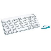 罗技(Logitech)MK245 Nano 键鼠套装 无线键鼠套装 办公键鼠套装 白色 带无线2.4G接收器
