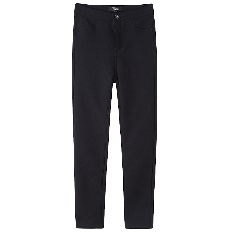 【专柜同款】7.Modifier休闲裤女春季新款高腰显瘦直筒长裤学生黑色小脚裤子潮