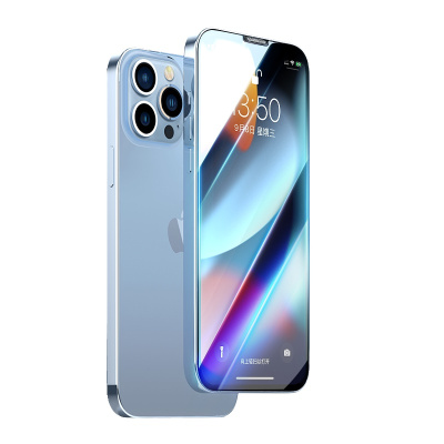 ESCASE苹果13/13pro钢化膜iPhone13/13pro手机贴膜透明高清防爆裂无适用非全屏覆盖玻璃前贴膜
