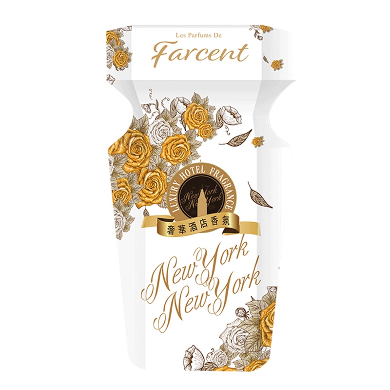 花仙子 纽约风酒店香薰系列空气清新剂卧室家用内除味神器固体清香卫生间厕所除臭香薰 1瓶装