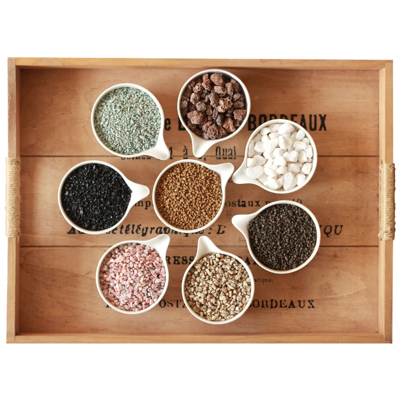 津沽园艺 多肉植物基质合集 多肉土 泥炭土 陶粒 蛭石 珍珠岩铺面铺底基质