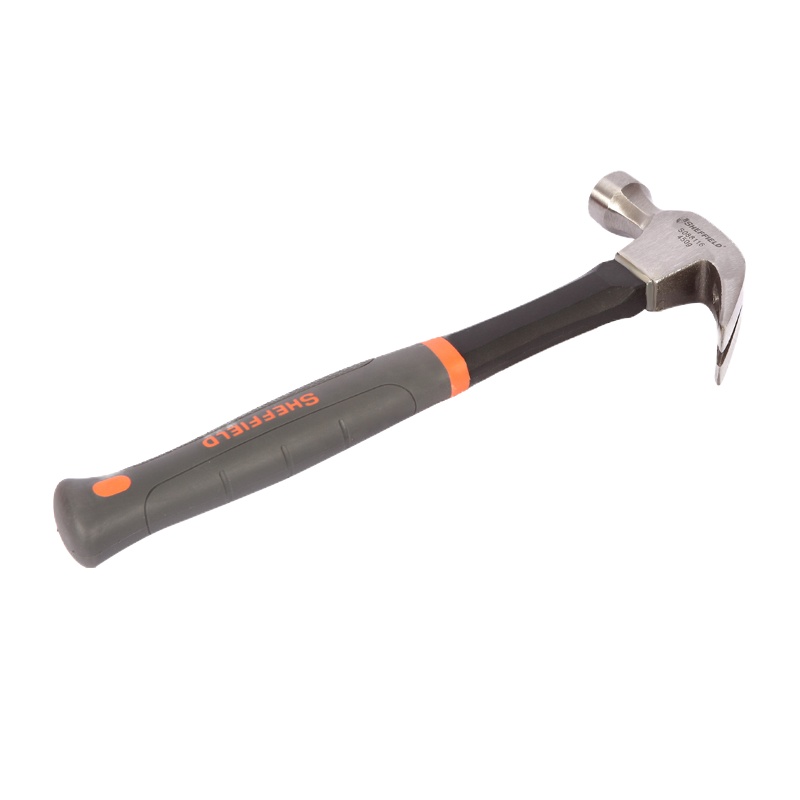 钢盾 SHEFFUELD S088116 羊角锤 手柄起钉锤拔钉锤榔头木工家用铁锤