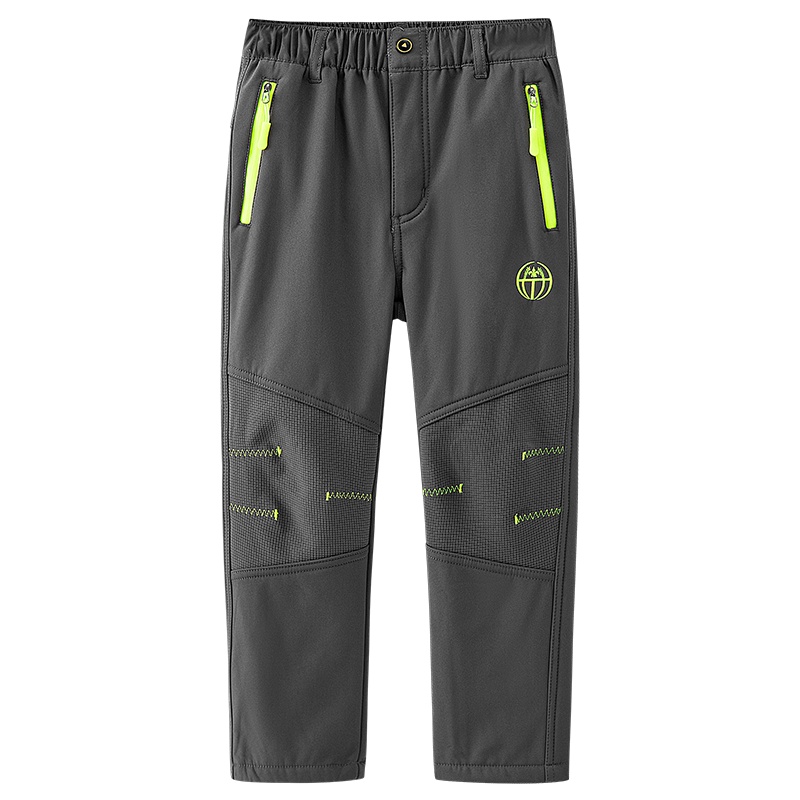 【直营】木林森(MULINSEN)儿童棉裤男童加绒加厚女童裤子冬季新款中大童外穿加绒裤户外休闲裤